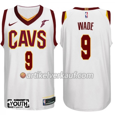 NBA Cleveland Cavaliers Trikot Dwyane Wade 9 Nike 2017-18 Weiß Swingman - Kinder